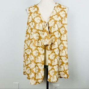 Vintage Pastille sleeveless kimono